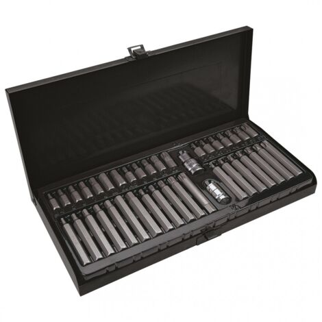 NEO TOOLS - Punte per cacciavite 40 pezzi - S2, 1/2"", 3/8""