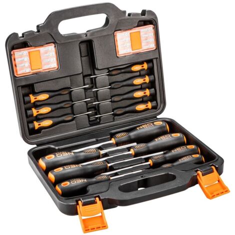 NEO TOOLS - Set di cacciaviti e punte professionali da 30 pezzi con custodia