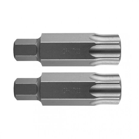 NEO Torx T100 Bit - 75 mm, 2-tlg., S2 Stahl