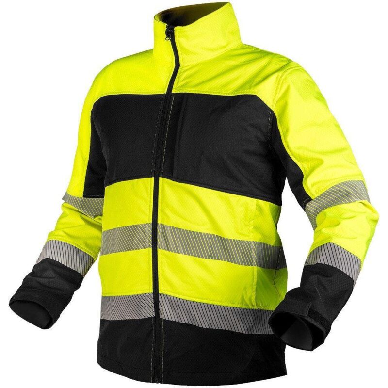 Neo Veste de sécurité Softshell jaune et noir classe 2