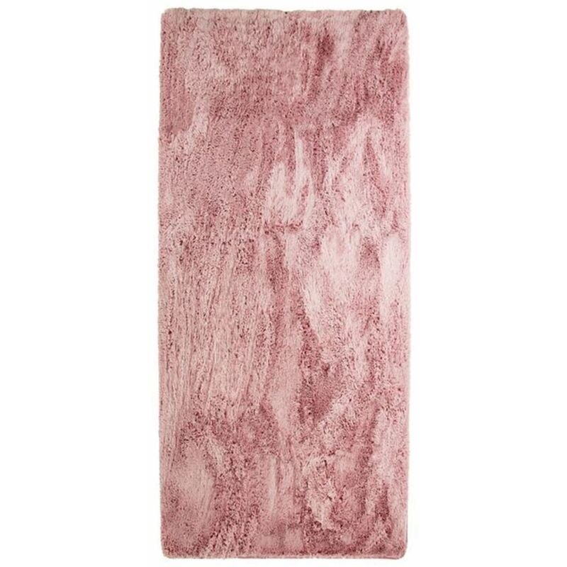 Thedecofactory - neo yoga - Tapis lavable à base fine et souple extra doux rose 80x180