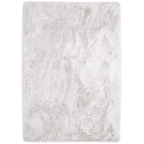NEO YOGA - Tapis lavable à base fine et souple extra doux blanc 120x170 - Blanc