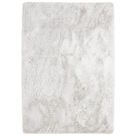 NEO YOGA - Tapis lavable à base fine et souple extra doux blanc 160x230 - Blanc