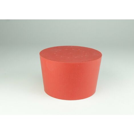 Neolab 1 – 1027 tappo di gomma, 65 mm x 56 mm, 45 mm di altezza, Rosso