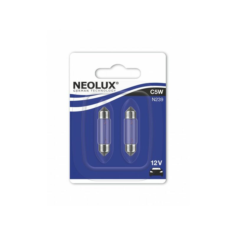 Standard Bulbs - C5W 12V 5W (239) - SV8.5-8 Festoon Bulb - N239-02B - Neolux