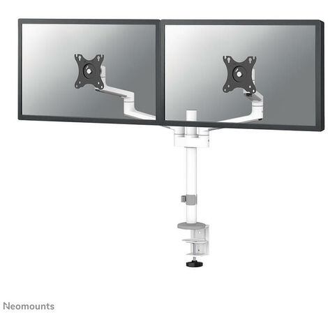 Newstar NM-D135WHITE - Soporte de escritorio para monitor - Color blanco.  NM-D135WHITE