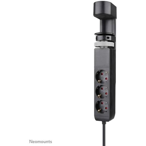 Neomounts DS22-840BL6 multiprise noire avec ports USB