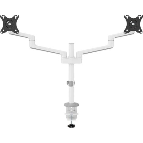 Neomounts DS60-425WH2 Support de table pour écran 43,2 cm (17) - 68,6 cm (27) blanc réglable en hauteur, inclinable,