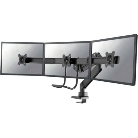Neomounts NM-D775DX3BLACK supporto da tavolo per Tv a schermo piatto 68,6 cm (27") Nero