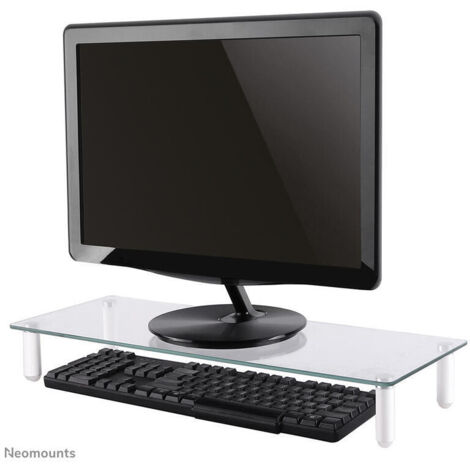 neomounts NS10 Soporte para monitor vidrio transparente 8 cm