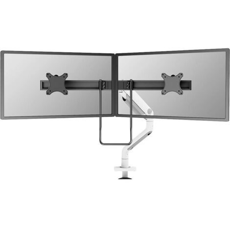 Neomounts Support de table pour écran DS75S-950WH2 2 Écran(s) 43,2 cm (17) - 68,6 cm (27) blanc inclinable, rotatif,