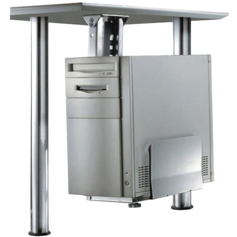 Neomounts Support pour PC sous la table CPU-D200SILVER CPU-D200SILVER argent Poids max. admissible=30 kg
