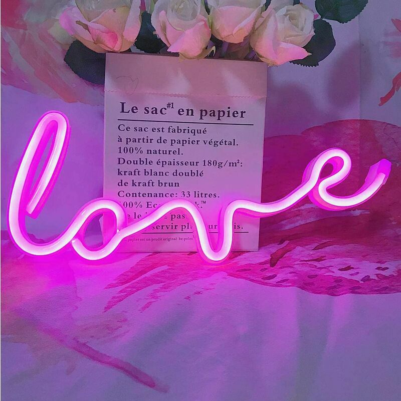 FVO - Neon Art Love Sign Light led Love Kids Gift