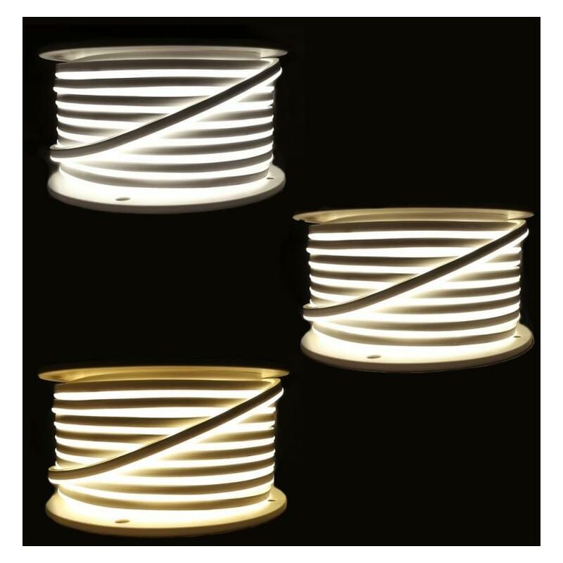Néon Flexible led 220V 50M 2835 120LED/m - Blanc Neutre 4000K - 5500K Silamp