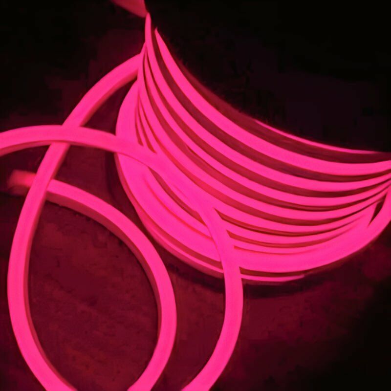 Optonica - Néon Flexible led 220V 50M Dimmable 120LED/m Rose - silamp