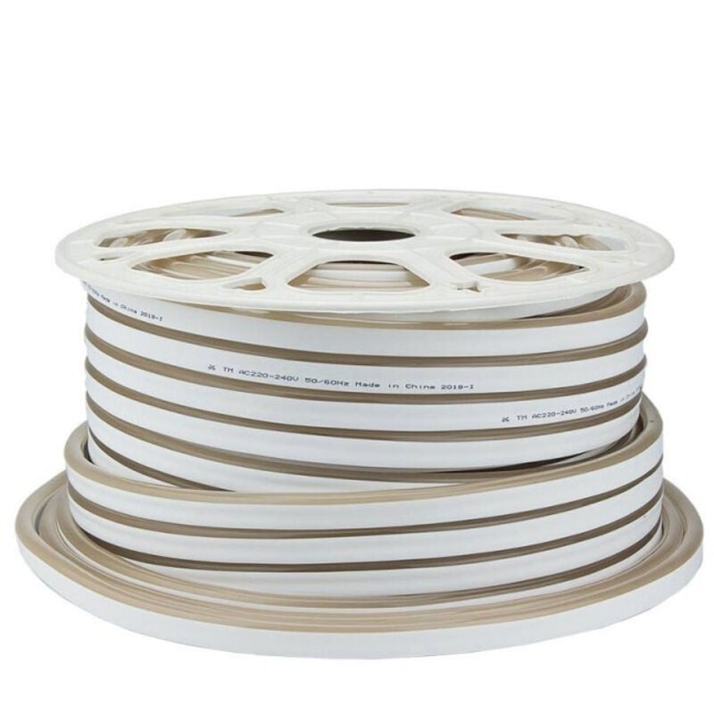 Optonica - Néon Flexible led étanche IP65 8,5W/m AC220V 120LED/m longueur 50m - Rose