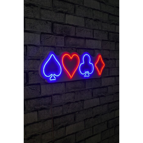 Neon Graph Éclairage LED décoratif en plastique  Multicolore 