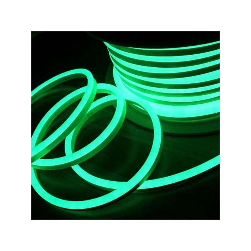 Image of Leclubled - Neon led flessibile e luminoso Verde - 5m - Verde