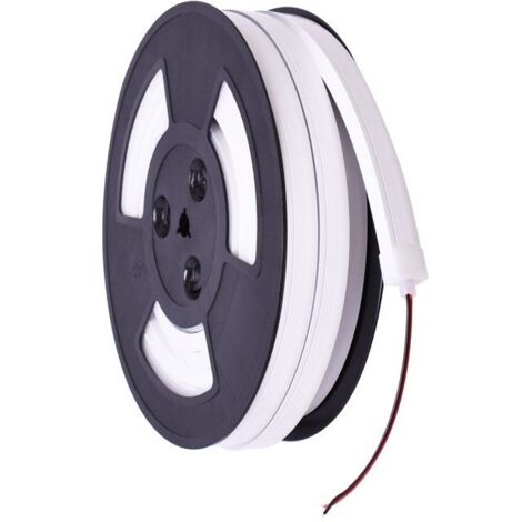 Néon LED flexible 24V DC - 10x18mm - 10 mètres - Kit complet - - Blanc Froid