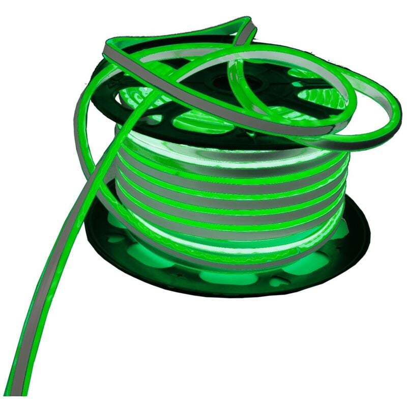 

Neon LED flexible doble cara 120LED/m 7W/m VERDE exterior 50m - Jandei