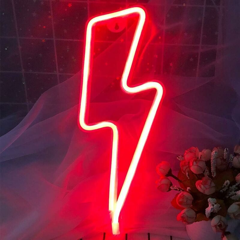 Hoopzi - Neon Signs - USB/Battery Operated led Sign Neon Lights for Wall Decor Neon Light Signs for Bedroom Wedding Birthday Party Halloween