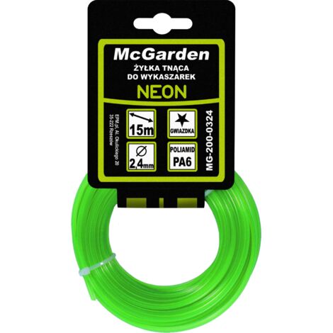 Neon-Stern-Trimmerfaden 2,0 mm 15 m - MG-200-0320