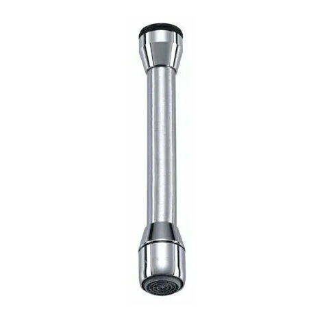 Neoperl Parigi - Aeratore Cascade Slc M22X1 Con Flessibile Da 14 Cm, Cromo Satinato