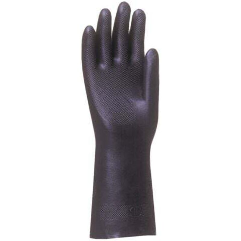 Image of Minkurow - Neoprenbeschichteter Handschuh Schwarz - Größe 9 - Chemische Risiken - NEO27009