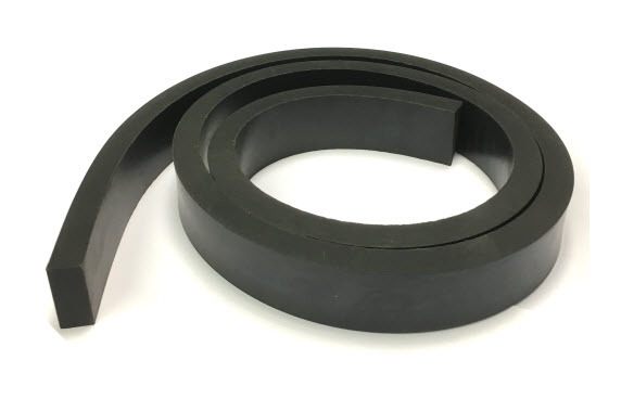 Neoprene Rubber strip 25 mm wide - 10 mm thick - 1 meter long