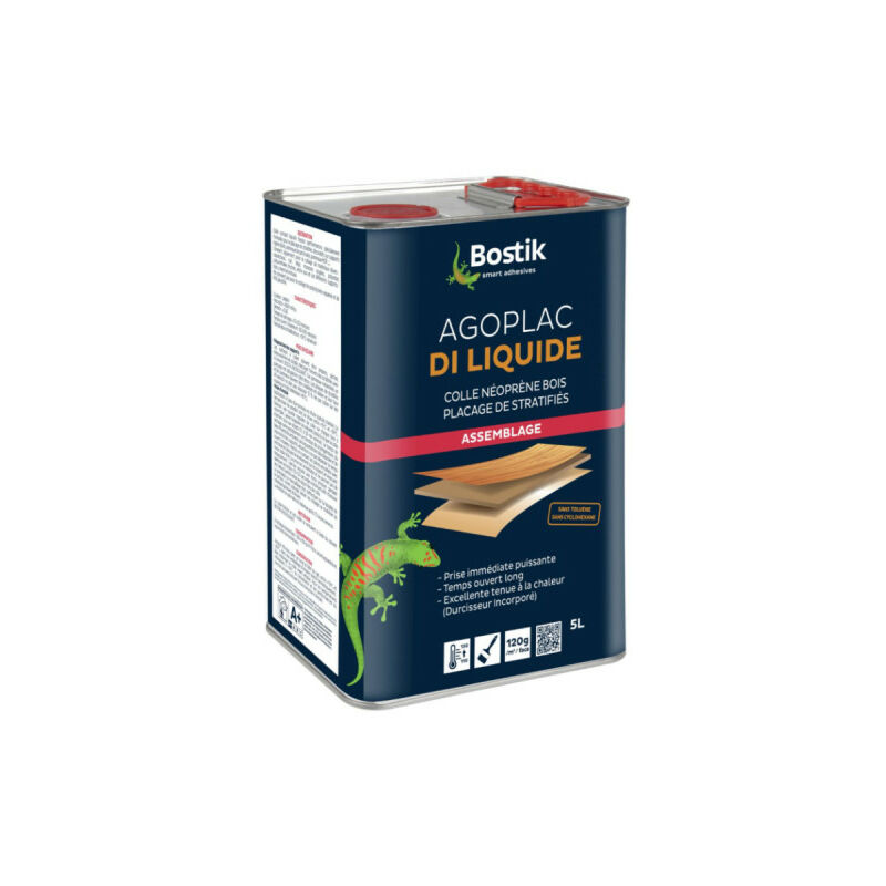 

Neopreno pegamento Agoplac DI Bidón 5L 30604779 - Ambré - Bostik