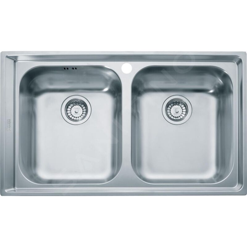 Franke - Neptun - Évier en inox nex 620, 86x51 cm + siphon 101.0120.273