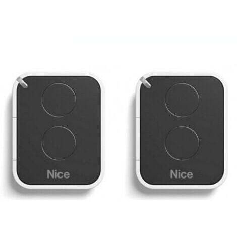 Neptune – Pack de 2 télécommandes NICE Era-One ON2E – 2 canaux – Fréquence 433.92 MHz – Compatible motorisations NICE