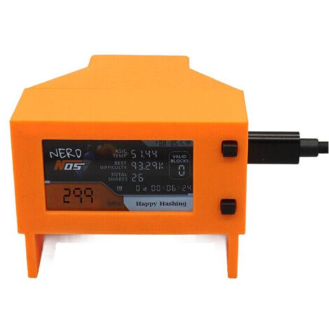 Nerdnos NerdMiner 80-300GH/S Bitcoin solo miner BTC ASIC mineur Wi-Fi crypto-monnaie prise UK