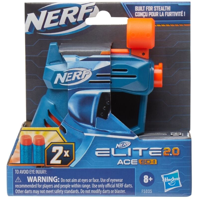 Nerf - Blaster Elite 2.0 Ace SD-1 + 2 fléchettes