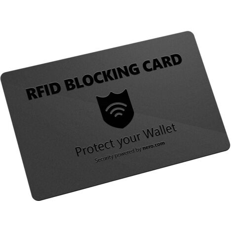Nero Carte de blocage RFID NFC EMEA-33700001 noir 1 pc(s)
