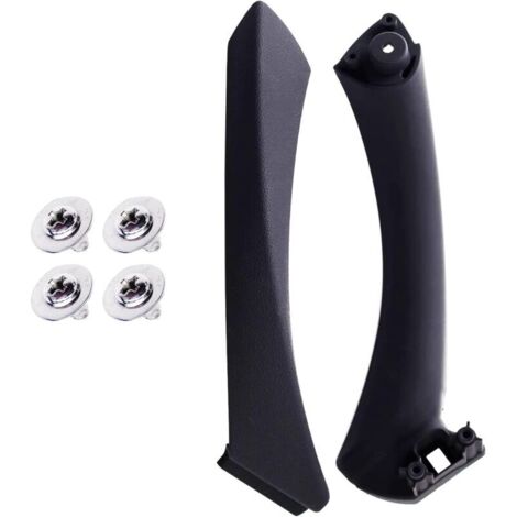 (Nero destro) Maniglia porta destra nera e copertura maniglia porta esterna per BMW E90 E91 (2005-2011), kit di sostituzione maniglia porta per BMW Serie 3