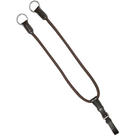 nero - Fourchette en cuir avec fourchette martingale élastique