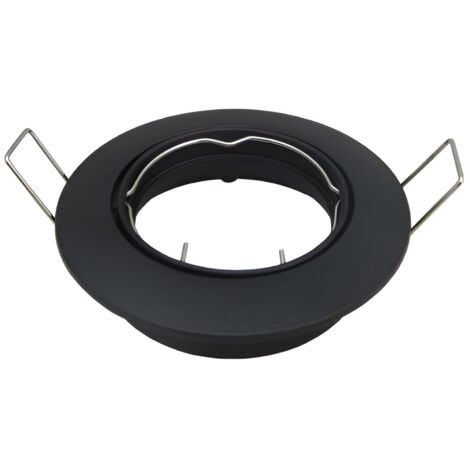 Nero rotondo cornice orientale  Nero - GU10