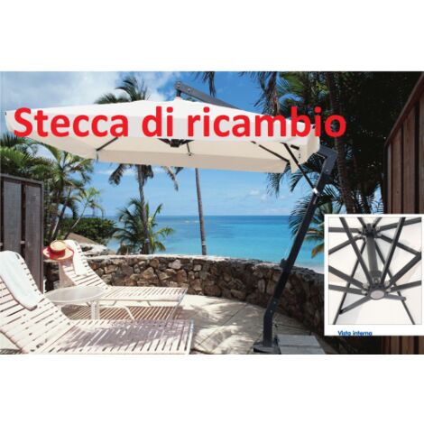 Nervure de rechange 94 cm en aluminium 20x30 mm pour parasol excentre' 3x4 mt Maxima Alu