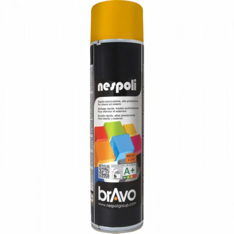 NESPOLI Aérosol de peinture - Jaune signal - 600 ml