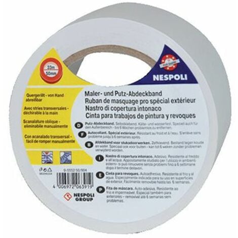 Nespoli Maler-Gipserband 50 mm x 33 m Kreppband