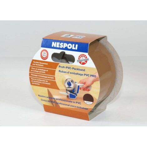 Nespoli Profi-PVC-Packband 50 mm x 66 m, braun Packband