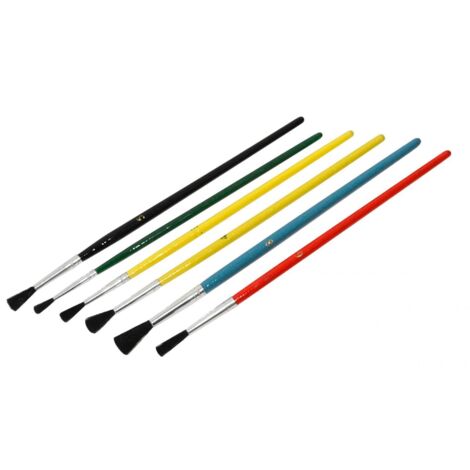 Nespoli Schulmalpinsel 6er Set Schulmalpinsel