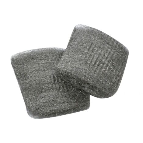 Nespoli Stahlwolle-Handpads Feinheitsgrad 1, 2 Stück Handpads