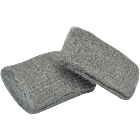 Nespoli Stahlwolle-Handpads Feinheitsgrad 2, 2 Stück Schleifwerkzeug & -papier