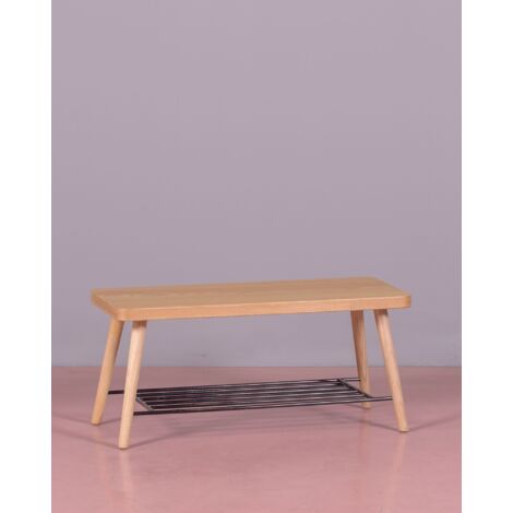 Nest Dream - Banc rustique en hêtre naturel - Bristol - Hêtre