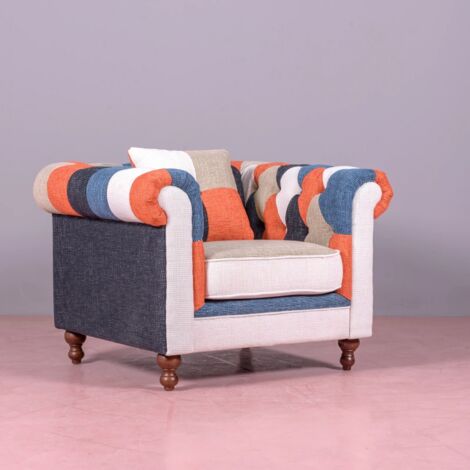 Nest Dream - Canapé 1 place - Chesterfield - Multicouleur