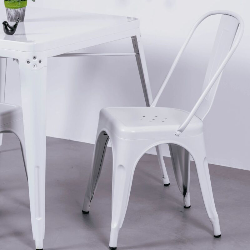 Nest Dream - Chaise en métal - Bistro - Blanc Nest Dream - Chaise en métal - Bistro - Blanc