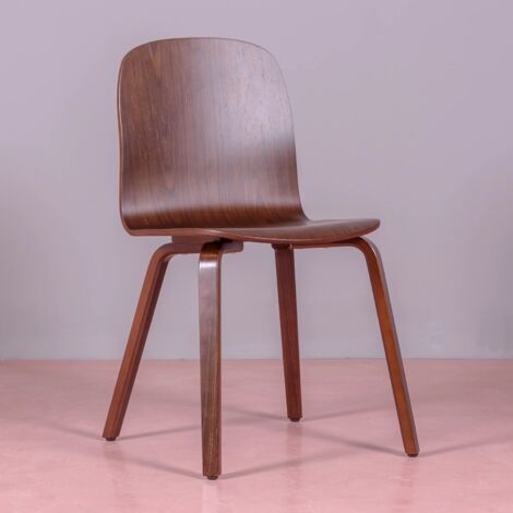 Nest Dream - Sedia di design scandinavo  - Hut - Noce