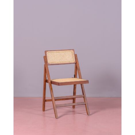 Nest Dream - Silla plegable estilo retro - Compass - Nogal